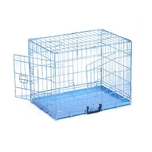 Dog cage pink blue - pink,, puppy