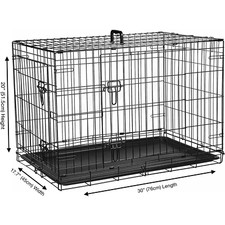Folding Metal Dog Cage By Mr