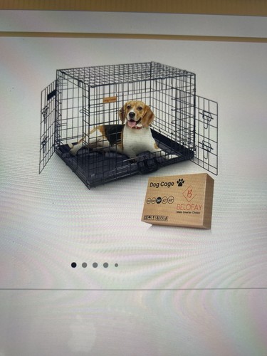 Inch dog crate with front - inch,