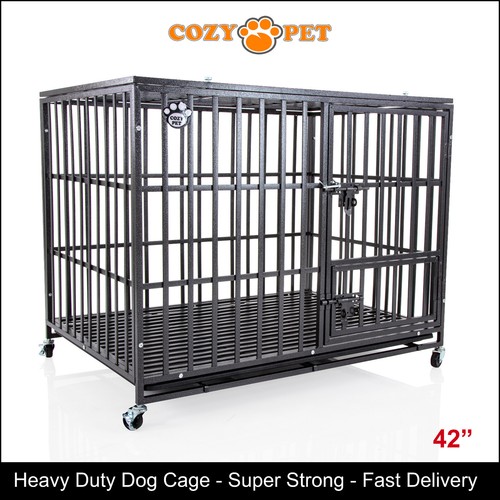 Heavy duty dog cage - cage, by